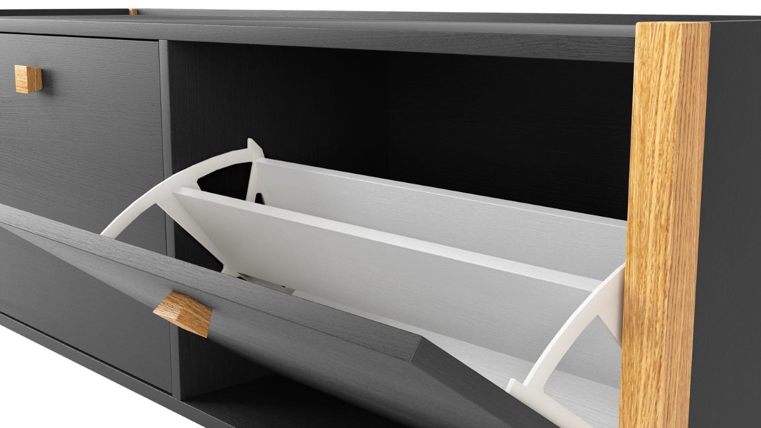 hannover penkki ja kenkäkaappi (2 ovea) - Image 3