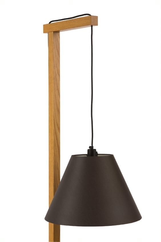 Lattiavalaisin ja sivupöytä (musta varjostin) - Image 5