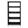 Pimlico kirjahylly, musta/messinki, Woodman.