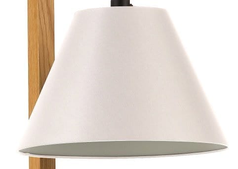 Lattiavalaisin ja sivupöytä (valkoinen varjostin) - Image 4