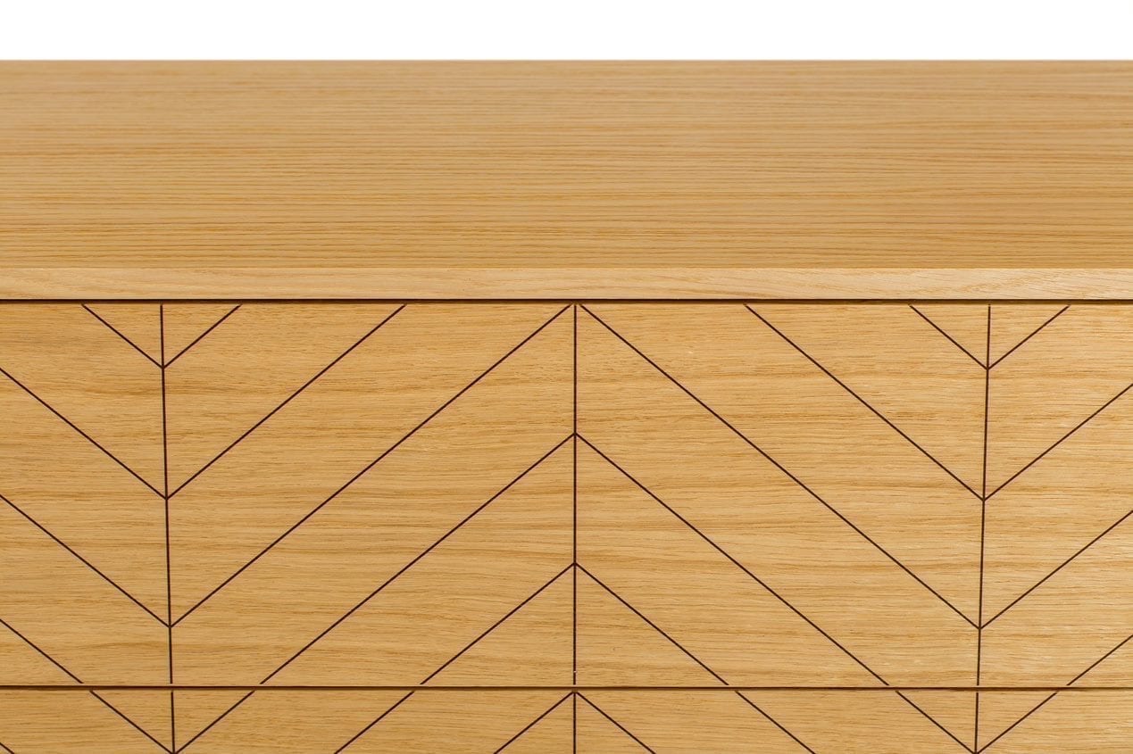 camden kaappi, tammea (kalanruotokuvio) - Image 5