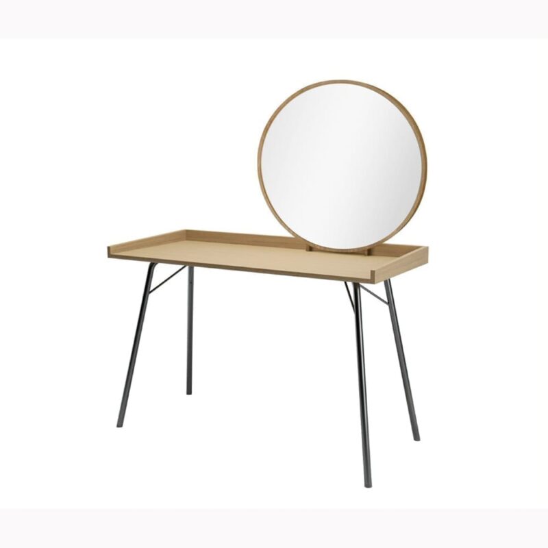 Rayburn kampauspöytä + peili, tammi, Woodman, happyhomestore.fi