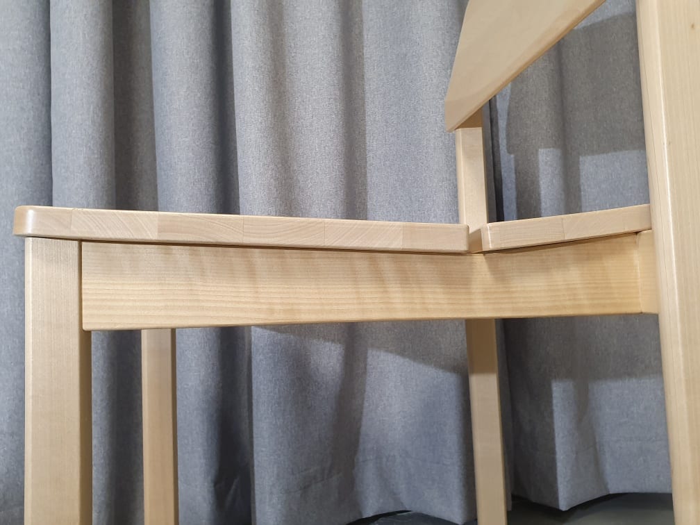 Railo -tuoli, mustaksi petsattu koivu - Image 4