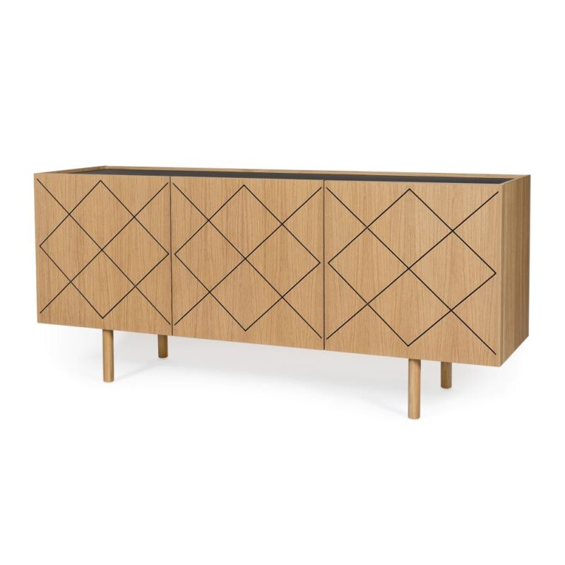 Porto Sideboard Ramalade Oak Black 190815001162 3x1000 1