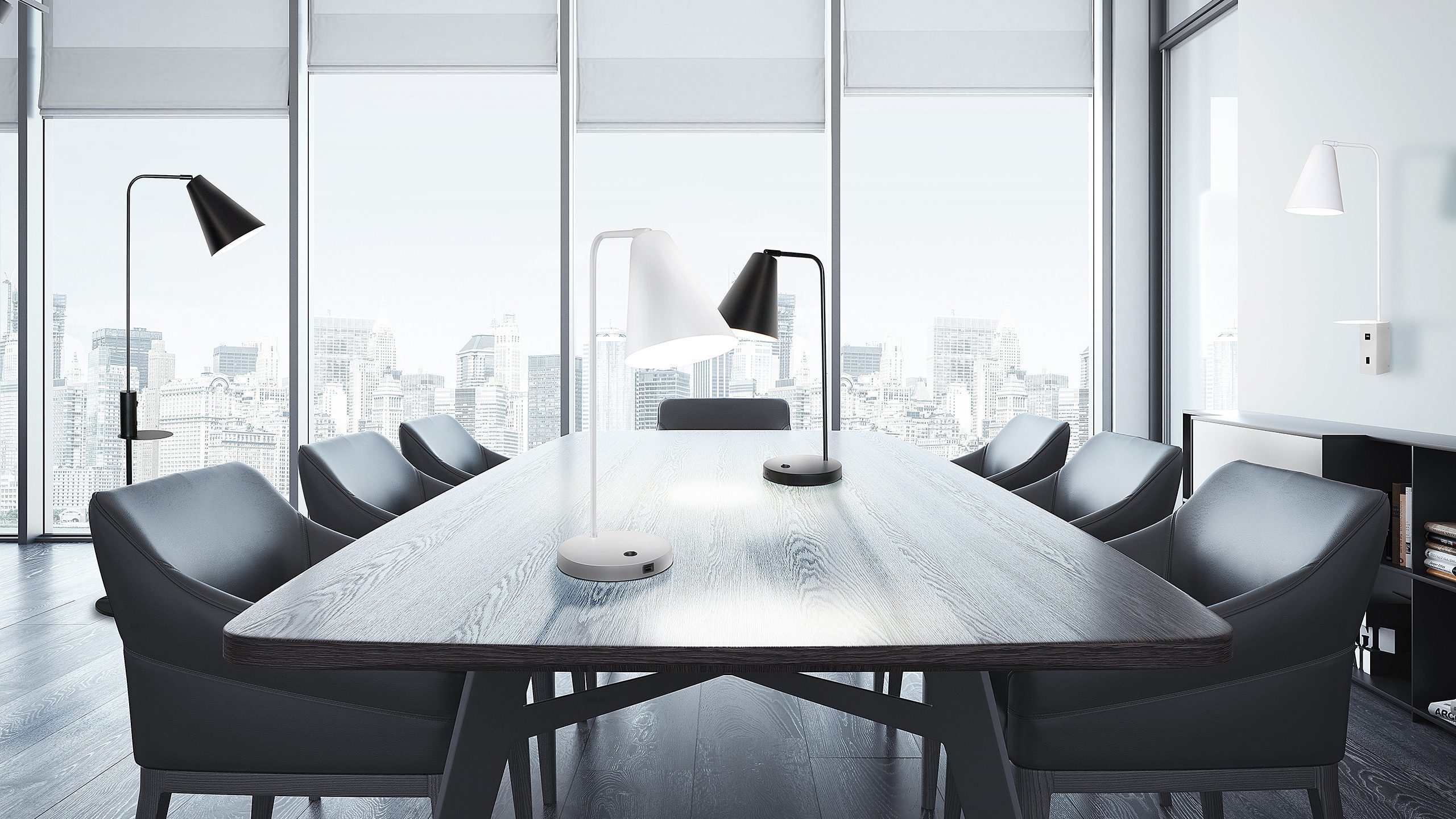 Valaisin Grönlund - Vigo USB pöytävalaisin, musta - Image 4