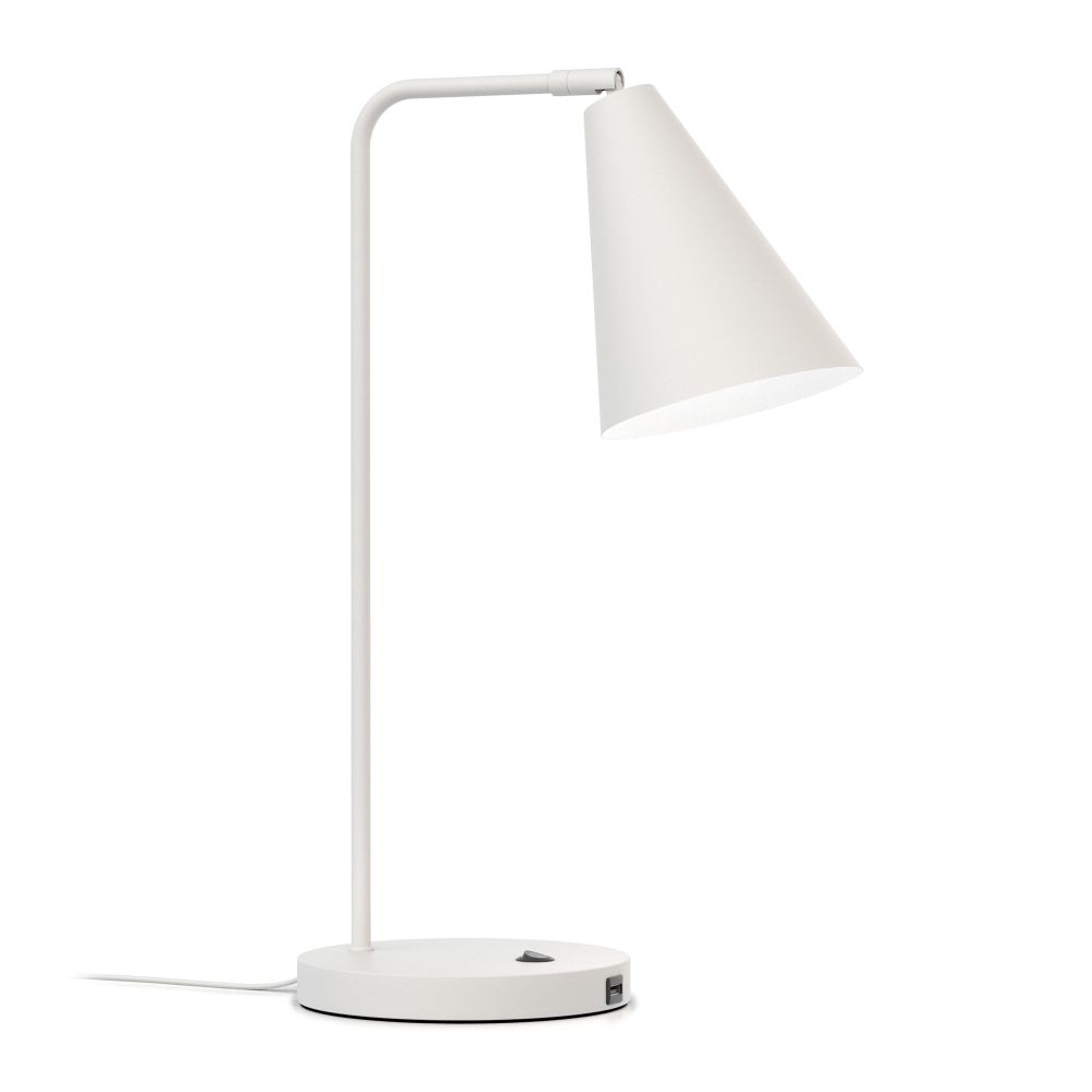 Valaisin Grönlund - Vigo USB pöytävalaisin, valkoinen