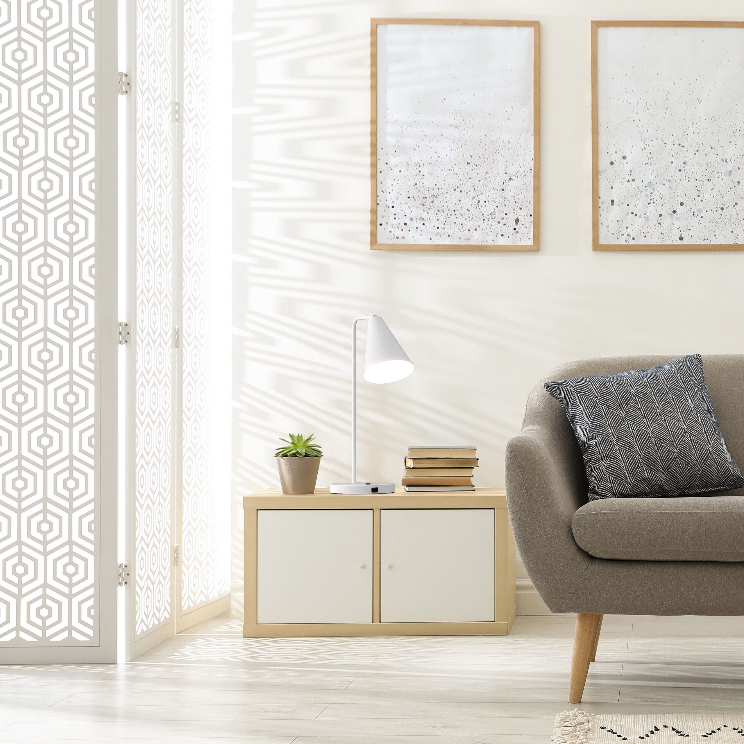 Valaisin Grönlund - Vigo USB pöytävalaisin, valkoinen - Image 3