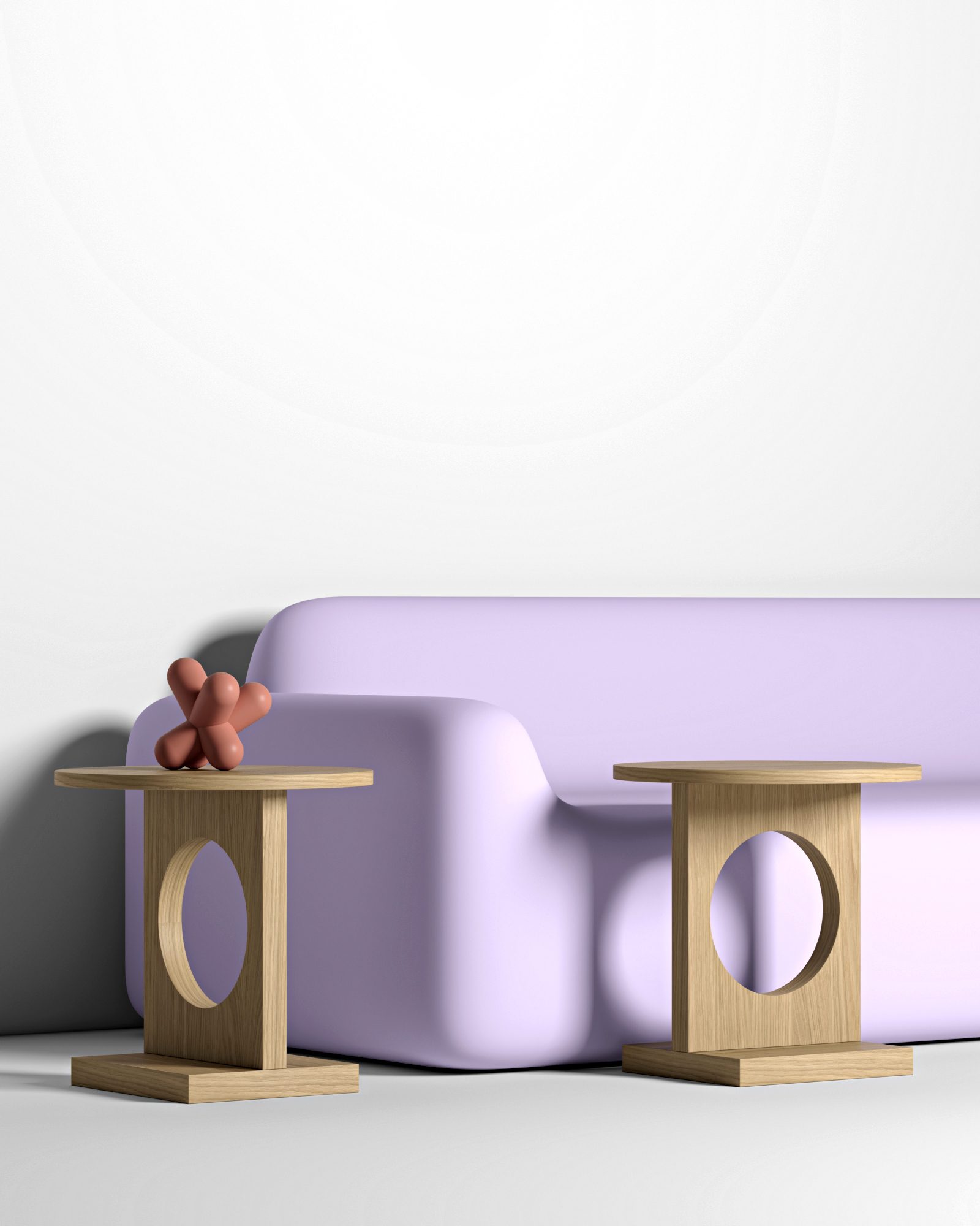 Bau sivupöytä, tammea - Image 7