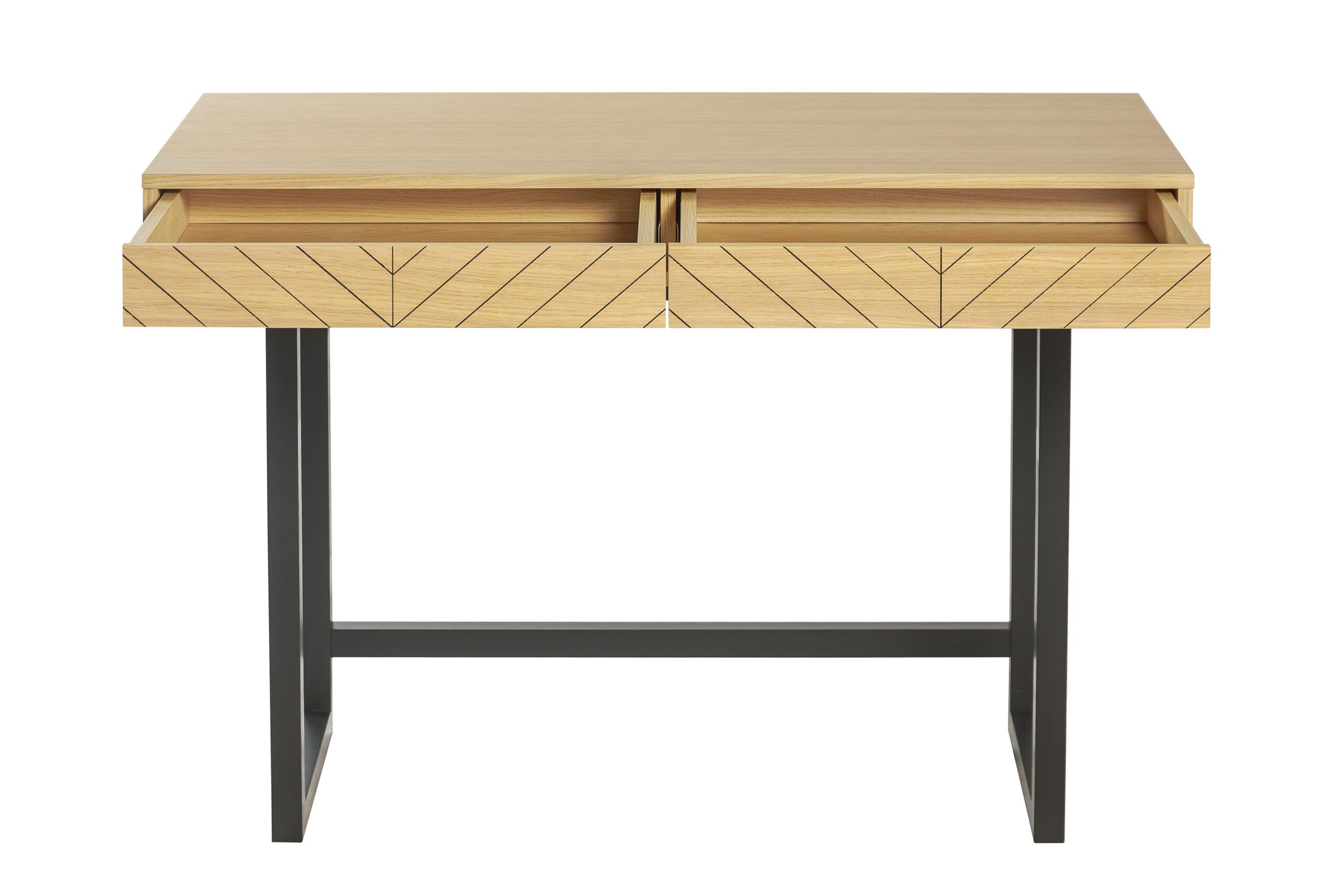 Camden työpöytä, kalanruotokuvio, tammea - Image 3