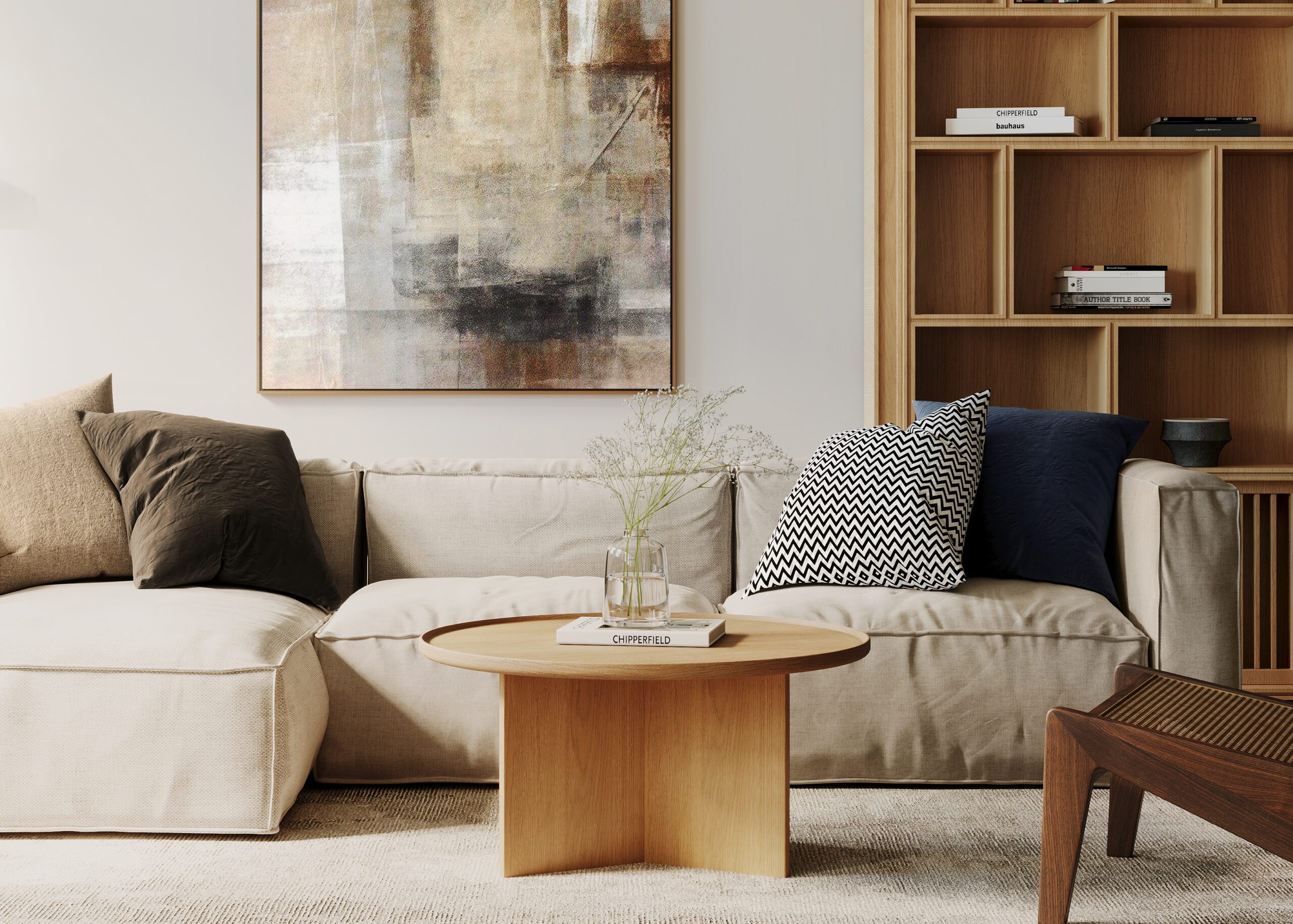 Cala sohvapöytä, halk. 83 cm, tammea - Image 5