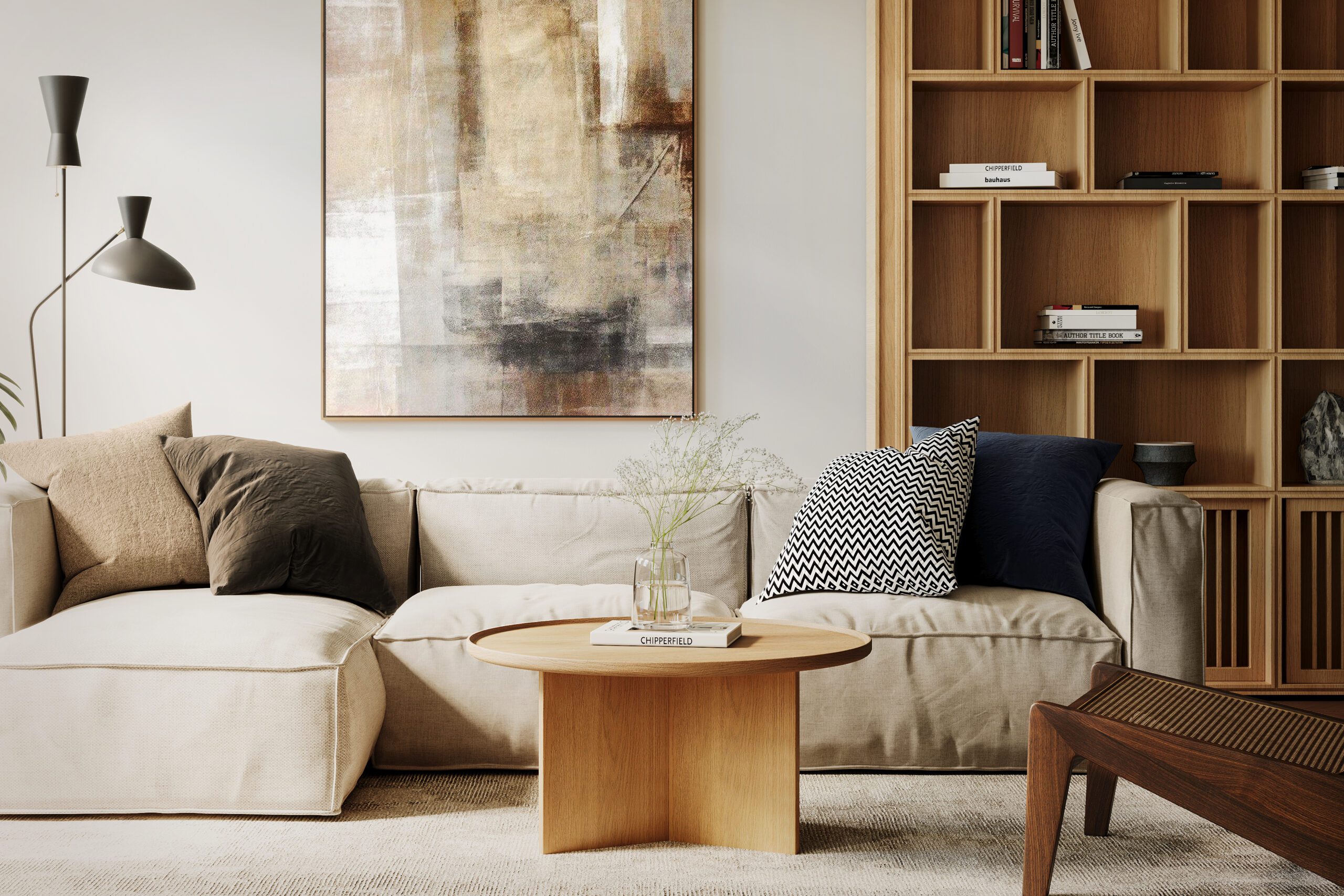 Cala sohvapöytä, halk. 83 cm, tammea - Image 6