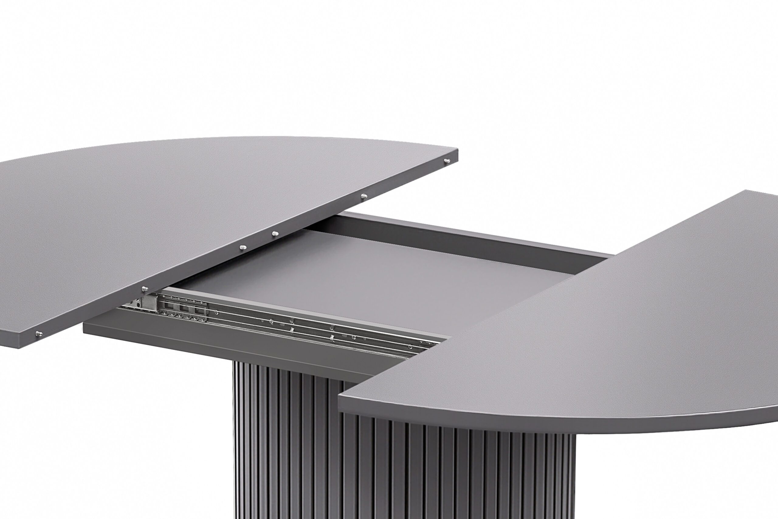 Toscana, jatkettava ruokapöytä 120 MEL harmaa - Image 3