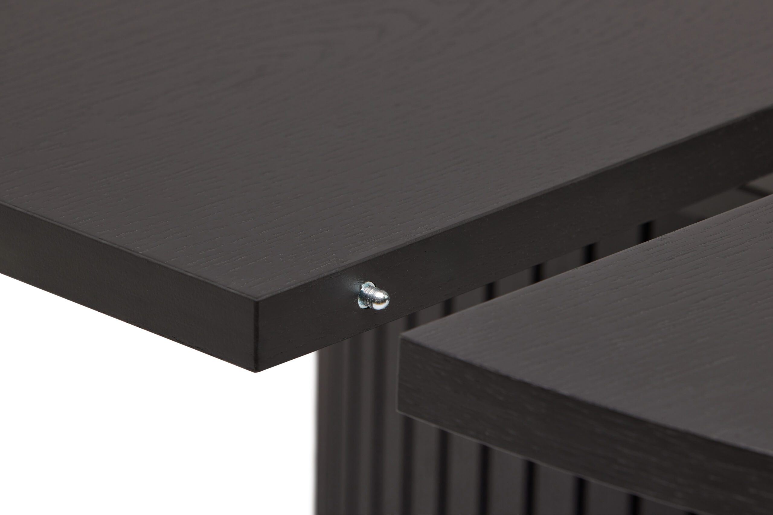 Toscana, jatkettava ruokapöytä 120, tammea, musta - Image 5