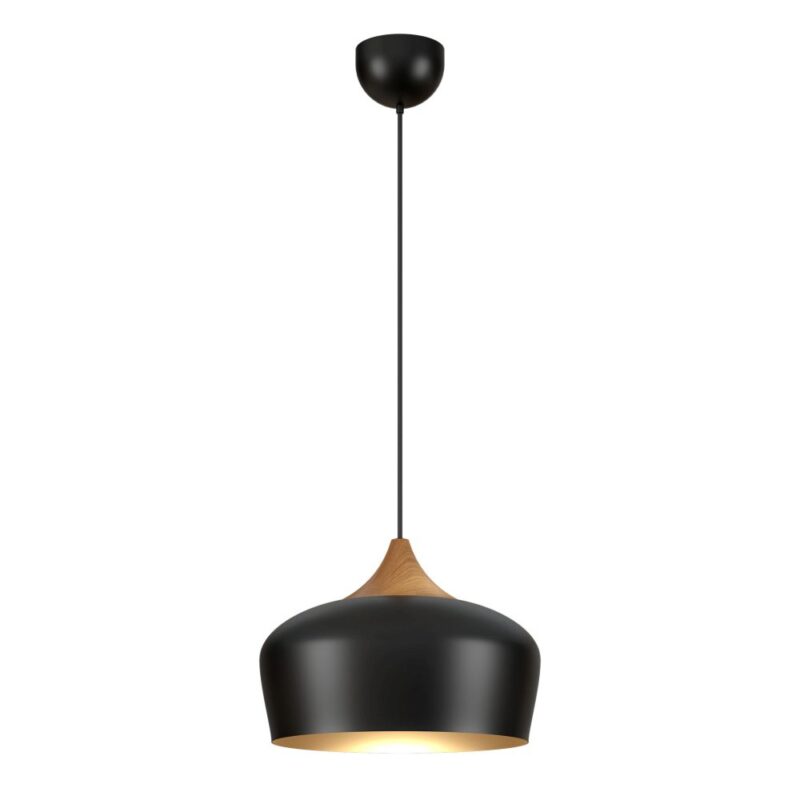 Grenada riippuvalaisin, halk. 35 cm, kork. 26 cm, musta ja kulta ovat tyylikäs ja trendikäs yhdistelmä.