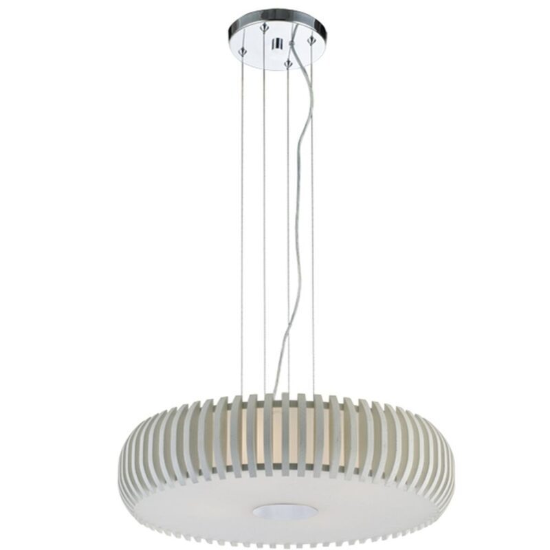 L 713 puinen riippuvalaisin, valkoinen, halk. 50 cm ja kork. 12 cm. Kaunis ja himmennettävä valaisin. Valmista: AT-Valaisin. Myyjä: happy home.