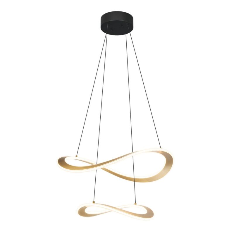 Waves riippuvalaisin on veistoksellisen kaunis valaisin. Väri: musta/messinki. Valmsitaja: Valaisin Grönlund. Myyjä: happy home.